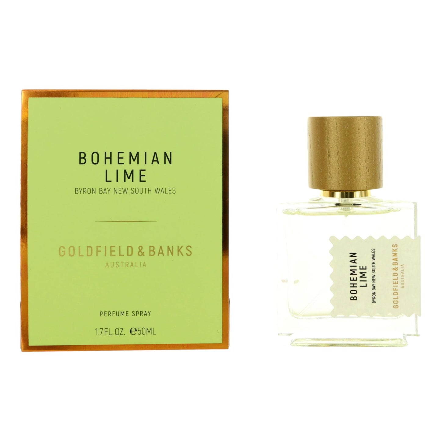 Bohemian Lime by Goldfield & Banks, 1.7 oz Perfume Spray for Unisex